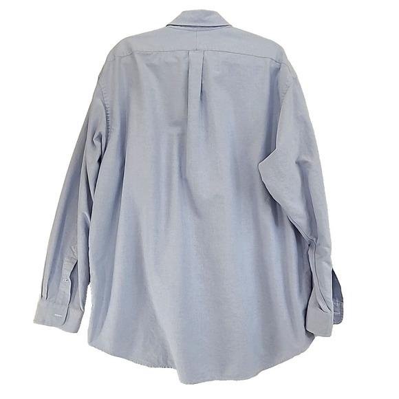Ralph Lauren Blake Button Up Oxford Shirt Lt Blue Flesh Pony Old Money Business - Picture 2 of 8